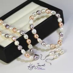 Khuyên tai nữ KYA JEWEL Multicolor Pearl