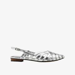 Giày Búp Bê Nữ Pazzion Rebekah Strappy Metallic Slingback Flats