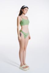 Set Đồ Bơi Bikini Nữ DOTTIE 2 Mảnh Vải Hiệu Ứng - Xanh Lá - Sw003