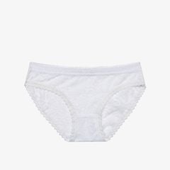 Quần Lót Nữ Ren Ép Hoa Miley Lingerie - Trắng FLS0103