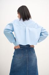 Áo Sơ Mi Nữ DOTTIE Dáng Ngắn - T0657