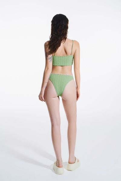 Set Đồ Bơi Bikini Nữ DOTTIE 2 Mảnh Vải Hiệu Ứng - Xanh Lá - Sw003