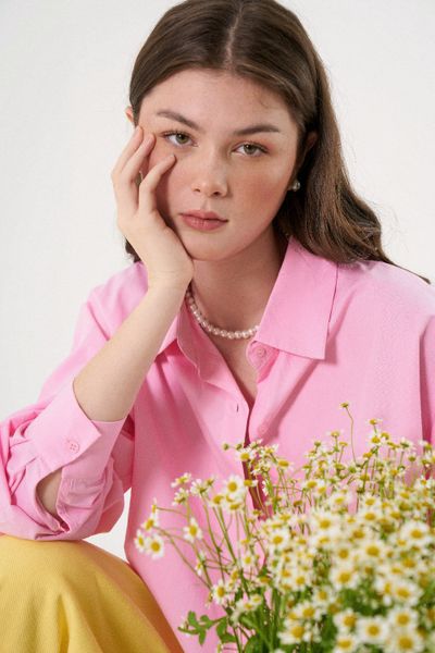 Áo Sơ Mi Nữ DOTTIE Căn Bản Form Rộng - T0598