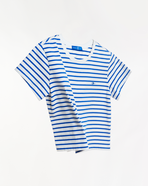 Áo Thun Nữ TheBlueTshirt Everyday Tee - Signature Blue Stripe Premium Cotton