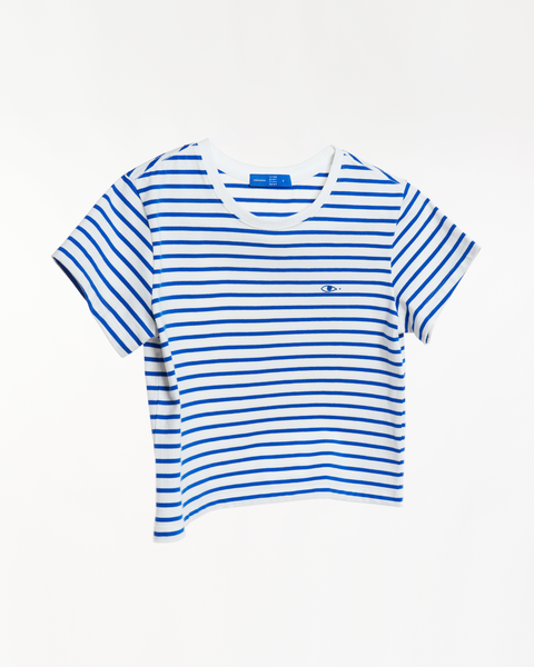 Áo Thun Nữ TheBlueTshirt Everyday Tee - Signature Blue Stripe Premium Cotton