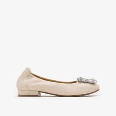 Giày Búp Bê Nữ PAZZION Oriole Embellished Buckle Ballet Flats