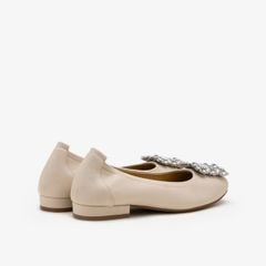 Giày Búp Bê Nữ PAZZION Oriole Embellished Buckle Ballet Flats