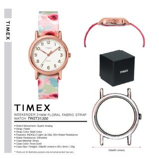 Đồng Hồ Nữ TIMEX Weekender 31mm Floral - TW2T31300