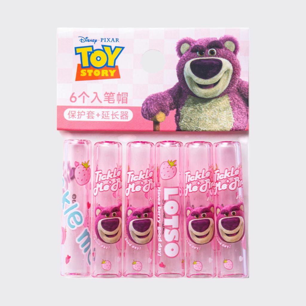 Nắp bút chì Disney hình gấu dâu (6 cái) - A74042-T1S