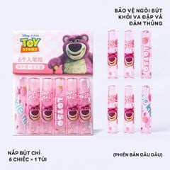 Nắp bút chì Disney hình gấu dâu (6 cái) - A74042-T1S