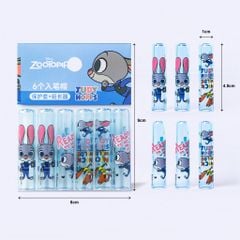 Nắp bút chì Disney hình thỏ Zudy Hopps (6 cái) - A74042-Z1S