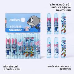 Nắp bút chì Disney hình thỏ Zudy Hopps (6 cái) - A74042-Z1S