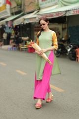 Chân Váy Lụa Nữ F2 Hồng Sen