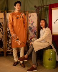 Áo Dài Nam Linen Kem Xuân Như Ý - Không Kèm Quần