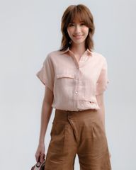 Quần Short Linen F2 Nâu Hương Mùa Hè