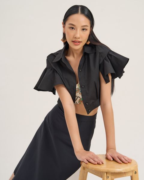 Áo Kiểu Kate Nữ F2 Đen The Art Of Styling