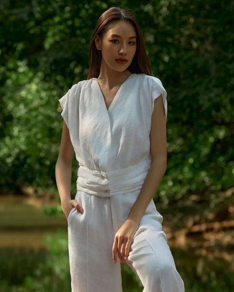 Áo Kiểu Linen F2 Trắng Into The Wood