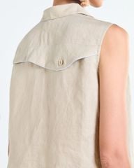 Áo Linen Nữ F2 Kem Tender Drit