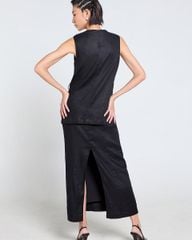 Áo Linen Nữ F2 Đen Tender Drit