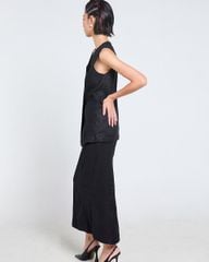Áo Linen Nữ F2 Đen Tender Drit