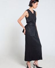 Áo Linen Nữ F2 Đen Tender Drit