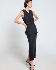 Áo Linen Nữ F2 Đen Tender Drit