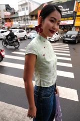 Áo Nữ TheBlueTshirt Cánh Lụa Tơ Tằm - Xanh Cốm