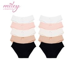 Combo 10 Quần Lót Modal Basic Comfort Miley Lingerie BCS_04 - Màu Ngẫu Nhiên