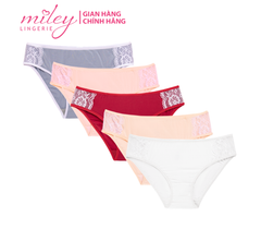 Combo 10 Quần Lót Thun Lạnh Ren Sườn Active Miley Lingerie FMM_05 - Màu Ngẫu Nhiên