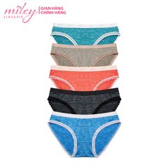 Combo 10 Quần Lót Thun Lụa Sớ Gỗ Miley Lingerie FWS_00 - Màu Ngẫu Nhiên