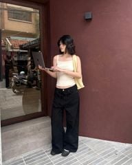 Áo Thun Nữ TheBlueTshirt 90s Tank - Beige Bamboo Cotton