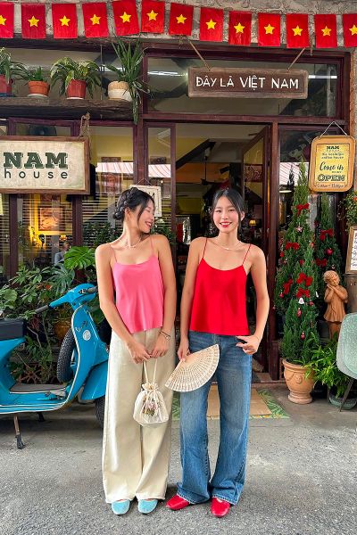Áo Nữ TheBlueTshirt Daily Cami Top - Lụa Tổng Hợp Rosie