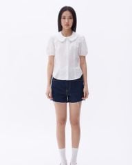 Áo Kiểu Nữ TheBlueTshirt Jennie Shirt - Ivory White