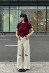 Áo Thun Nữ TheBlueTshirt Hero T - Red Wine