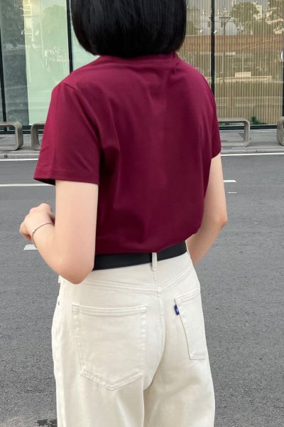 Áo Thun Nữ TheBlueTshirt Hero T - Red Wine