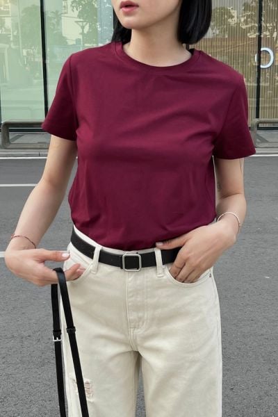 Áo Thun Nữ TheBlueTshirt Hero T - Red Wine