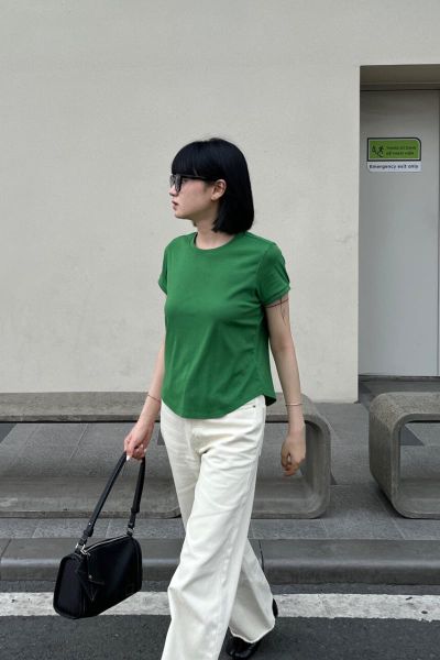 Áo Thun Nữ TheBlueTshirt 1990s Tshirt - Green Green