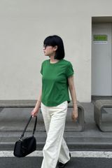 Áo Thun Nữ TheBlueTshirt 1990s Tshirt - Green Green