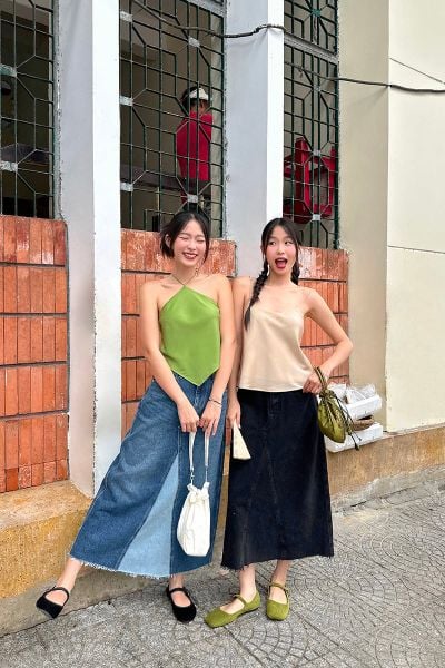Áo Nữ TheBlueTshirt Daily Cami Top - Lụa Tổng Hợp Beige