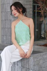 Yếm Nữ TheBlueTshirt Lụa Tơ Tằm Thiếu Nữ - Xanh Cốm