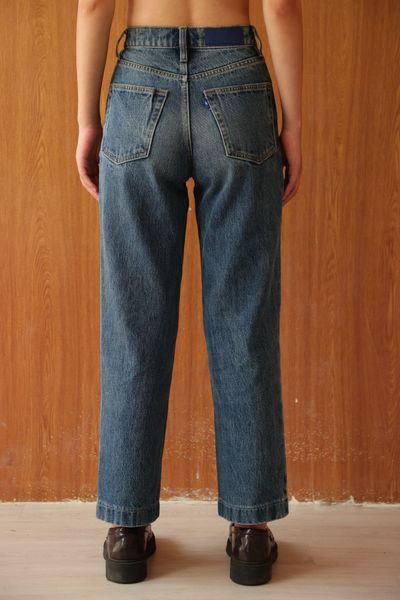 Quần Dài Nữ TheBlueTshirt  Dad Jeans - Indigo Wash