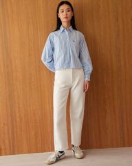 Áo Sơ Mi Nữ TheBlueTshirt Urban Shirt - Sky Blue Stripe