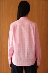 Áo Sơ Mi Nữ TheBlueTshirt The A Classic Shirt - Pink Gingham