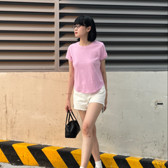 Áo Thun Nữ TheBlueTshirt 1990s Tshirt - Lilac Flower