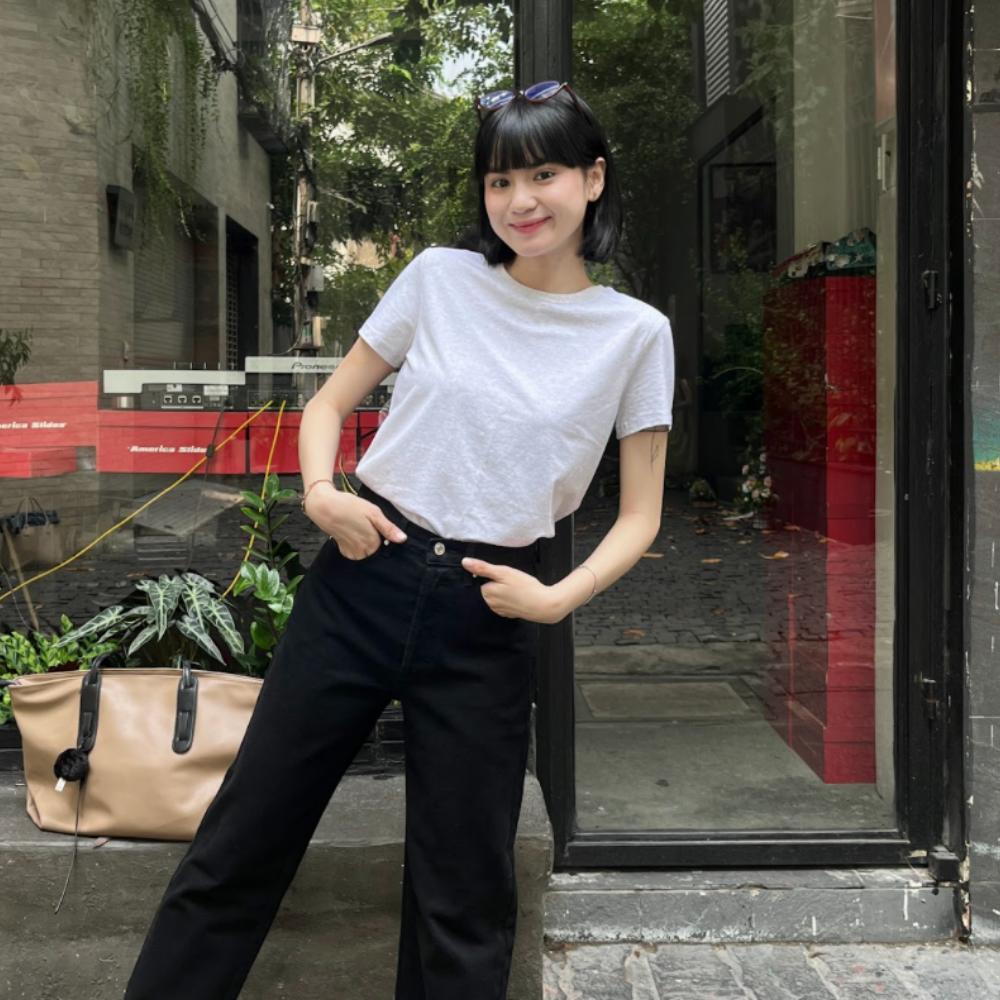 Áo Thun Nữ TheBlueTshirt Hero T - Light Grey