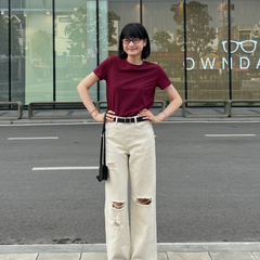 Áo Thun Nữ TheBlueTshirt Hero T - Red Wine