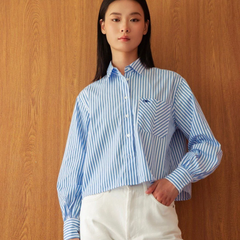 Áo Sơ Mi Nữ TheBlueTshirt Urban Shirt - Sky Blue Stripe