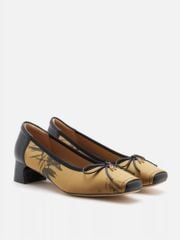 Giày Cao Gót Nữ Pazzion Ashlyn Printed Bow Heels
