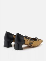 Giày Cao Gót Nữ Pazzion Ashlyn Printed Bow Heels