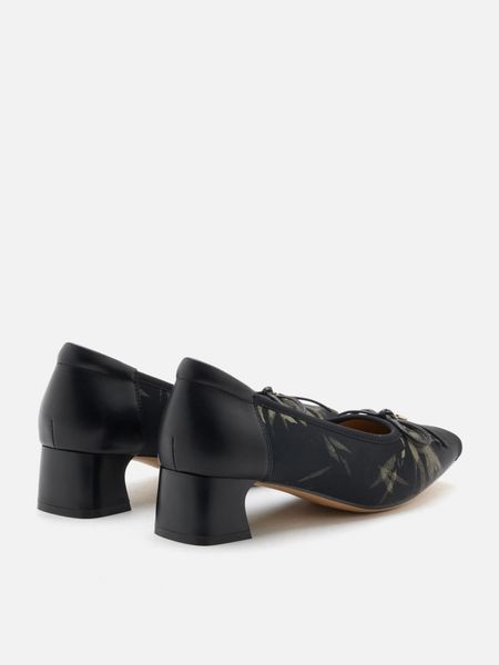 Giày Cao Gót Nữ Pazzion Ashlyn Printed Bow Heels